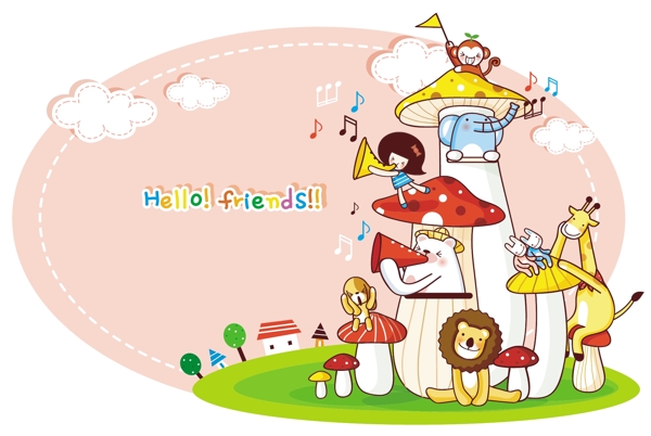最新韓國矢量卡通素材173
