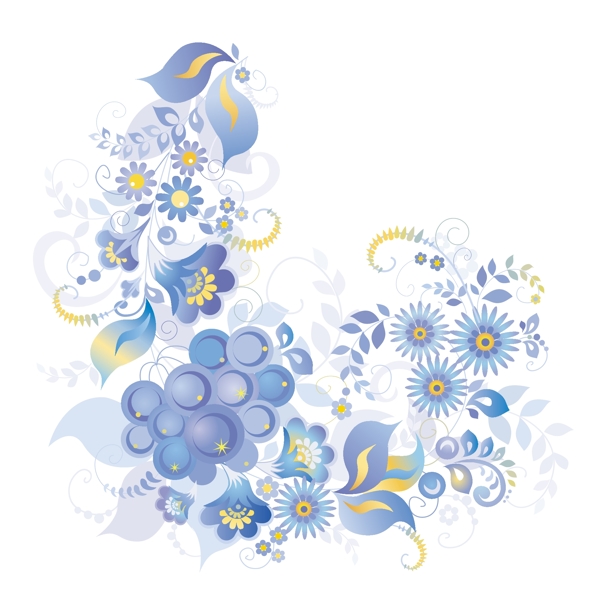 歐美花紋4512矢量EPS
