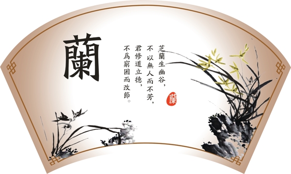 藝術(shù)畫蘭圖片