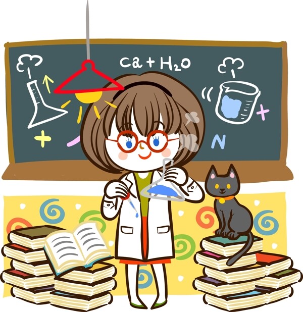 實(shí)驗(yàn)室的女孩漫畫(huà)