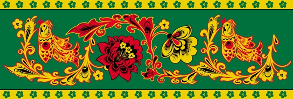 古典花紋