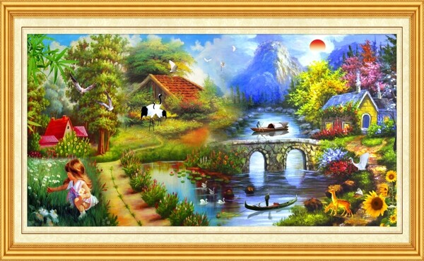 油畫風(fēng)景