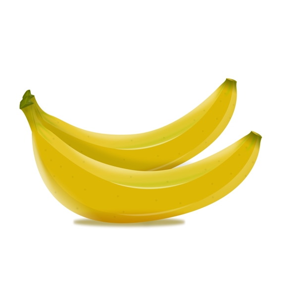 香蕉鼠绘手绘水果热带芭蕉黄色卡通