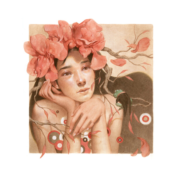 位圖插畫時尚插畫人物插畫插畫師免費(fèi)素材