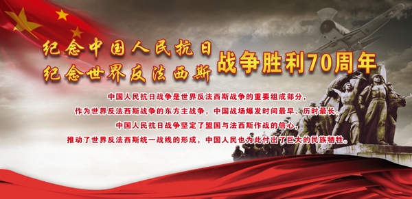 戰(zhàn)爭(zhēng)70周年大海報(bào)