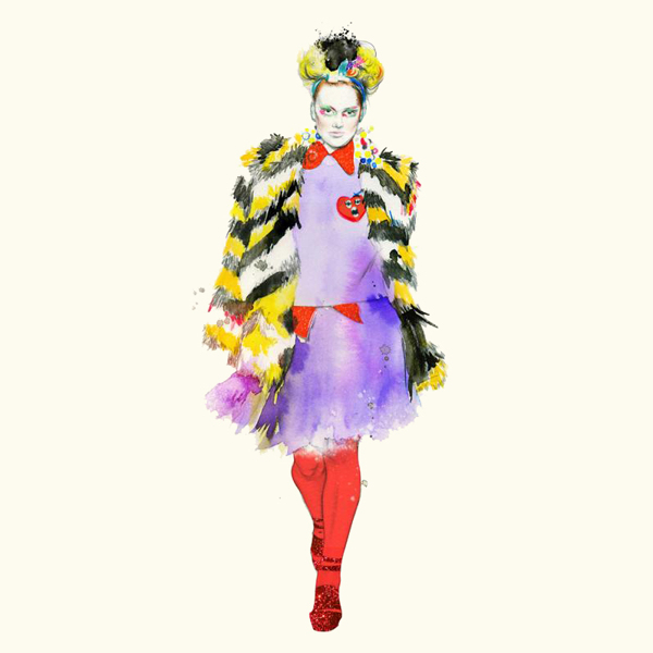 位圖插畫人物插畫時(shí)尚插畫服裝效果圖免費(fèi)素材