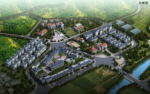 新區(qū)建筑規(guī)劃效果圖圖片