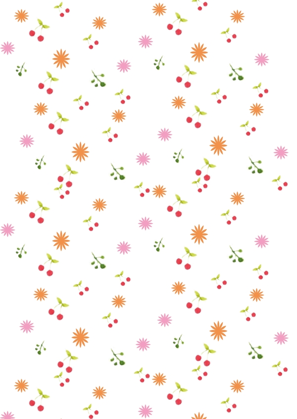 小清新碎花背景