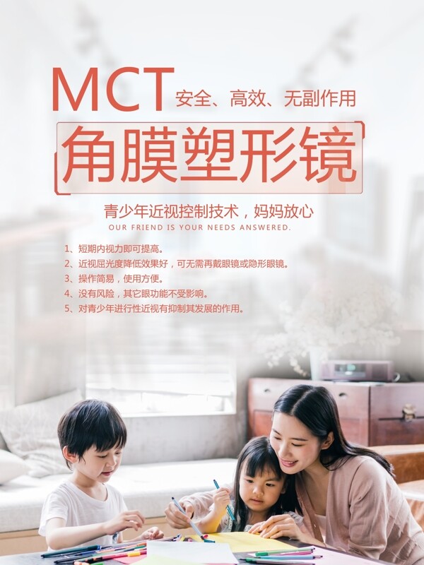 MCT角膜塑形镜海报