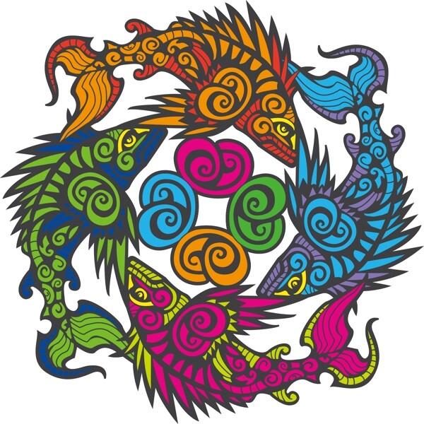 祥云魚圖片
