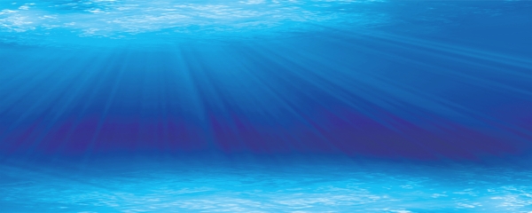 蓝色大海海底梦幻背景素材