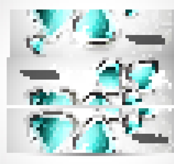 抽象的現(xiàn)代圖形banner