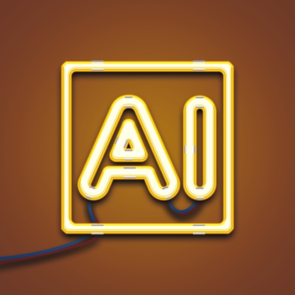 AI燈光字