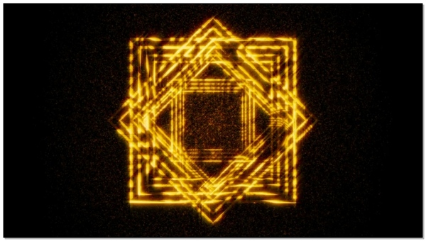 黄金方块动态视频素材