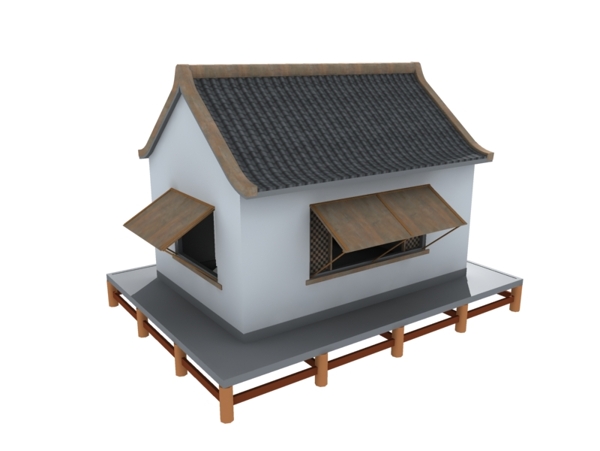 单体房建筑3D模型