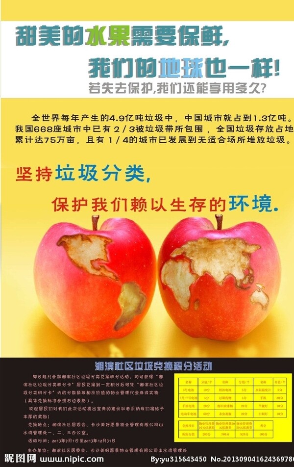垃圾分類宣傳海報圖片