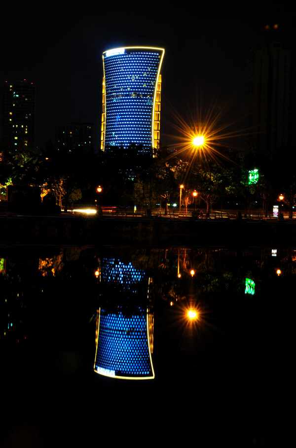 城市夜景圖片