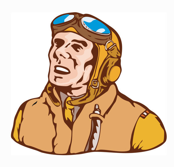 第二次世界大战飞行员飞行员复古