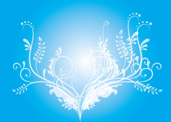 糾結(jié)的藍(lán)色矢量圖的背景AdobeIllustratorCS4旋流教程