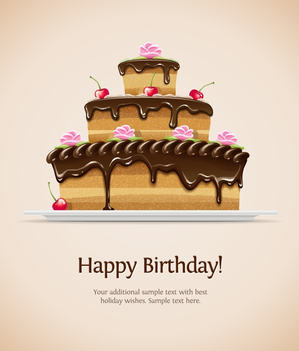 巧克力生日蛋糕