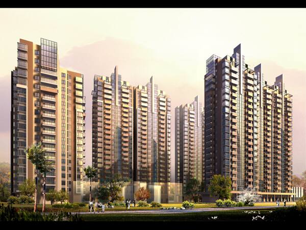 高層建筑群3D模型設(shè)計
