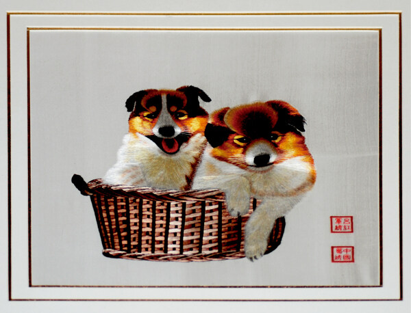中国刺绣图片