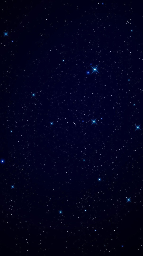 星空黑底H5背景素材
