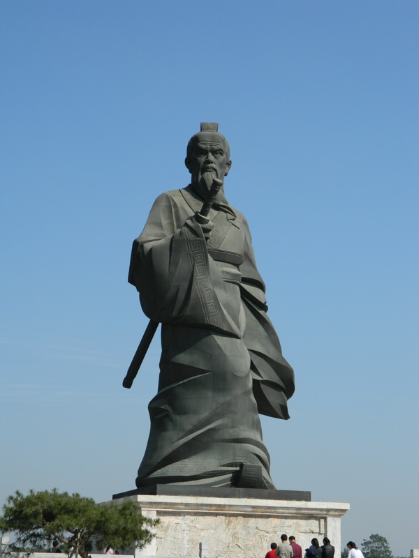 姜太公铜像