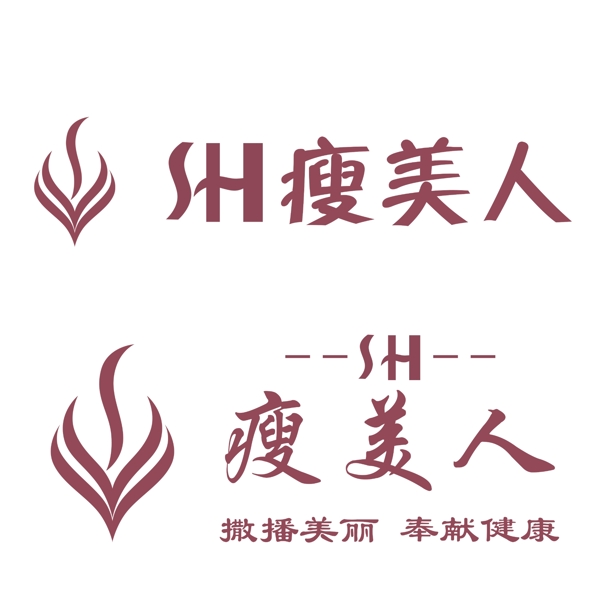 SH瘦美人LOGO