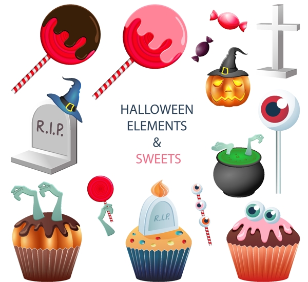 萬圣節(jié)HALLOWEEN設計元素