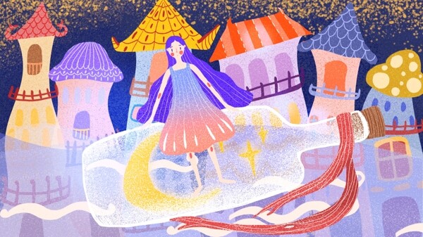 漂流瓶與女孩