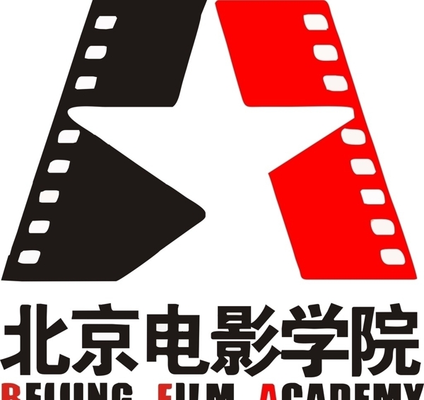 北京电影学院校徽校名标识log图片