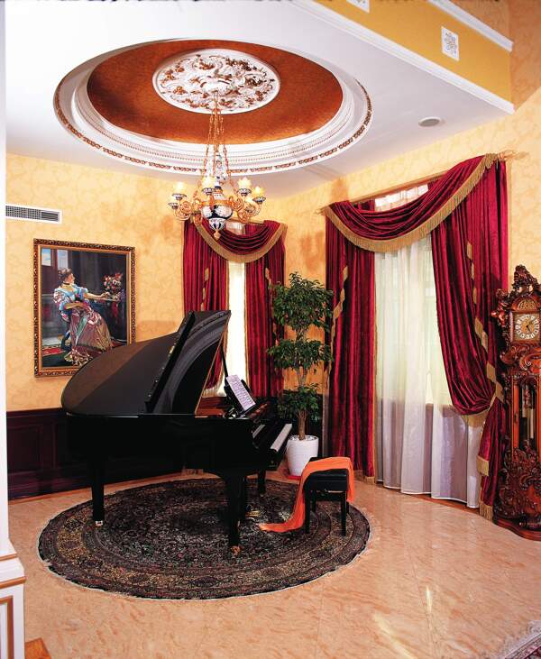 室内装潢设计欧式古典风格居住空间图片
