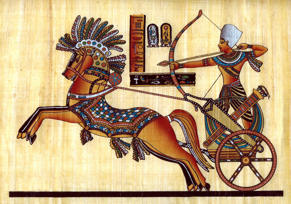 埃及马车图案
