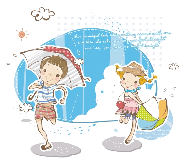 最新韓國矢量卡通素材719