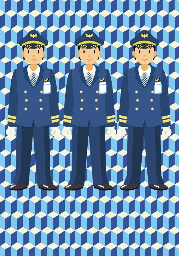 行業(yè)人物矢量素材AI格式0033