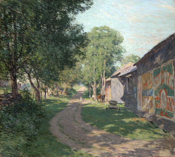 威拉德183梅特卡夫风景油画作品