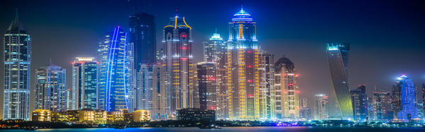 絢麗科技建筑淘寶海報背景