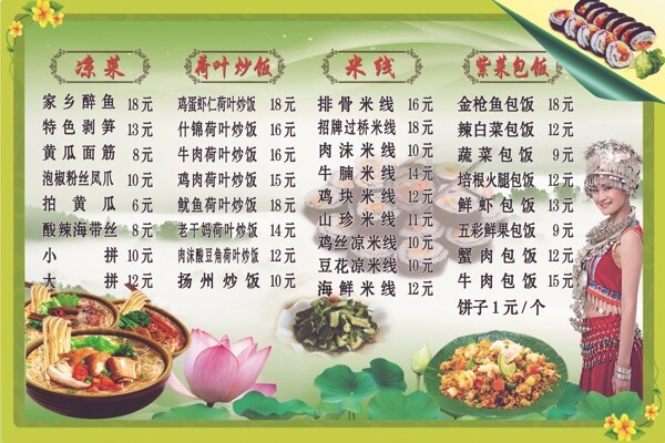 菜單圖片