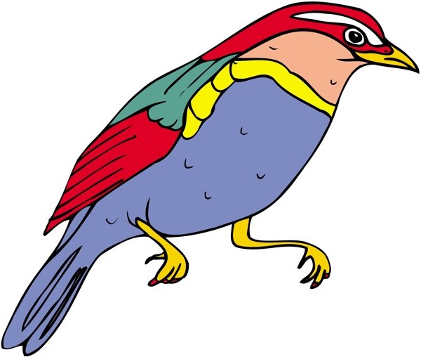 各種鳥類鳥動(dòng)物矢量素材EPS格式0052