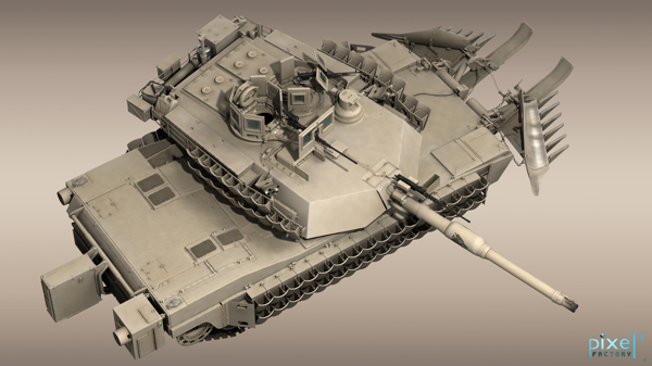 M1主战坦克图片