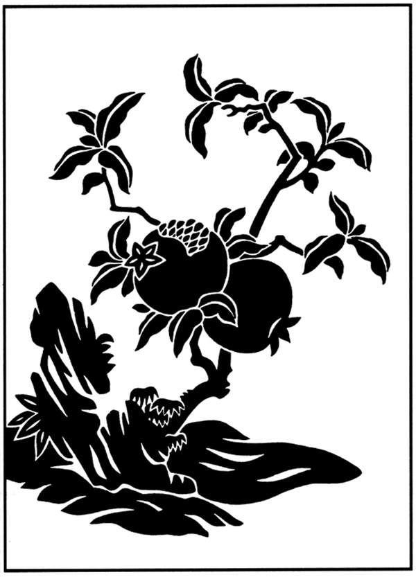 花鳥(niǎo)圖案?jìng)鹘y(tǒng)裝飾0153