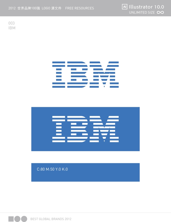 IBM矢量LOGO应用