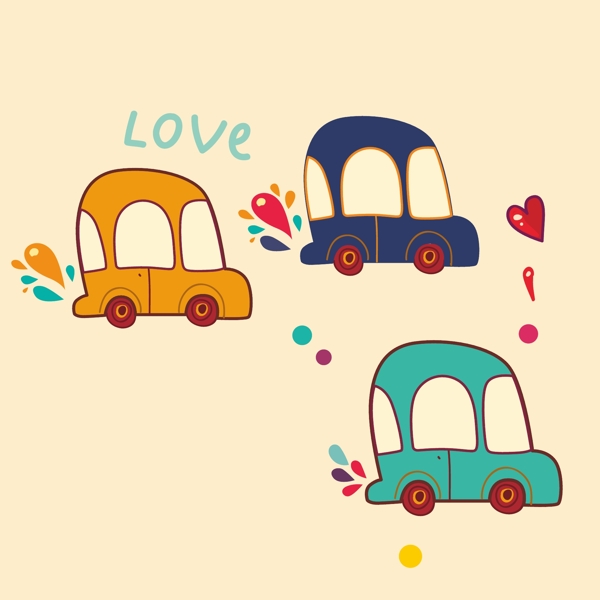 卡通車
