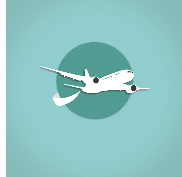 飞机图标logo模板