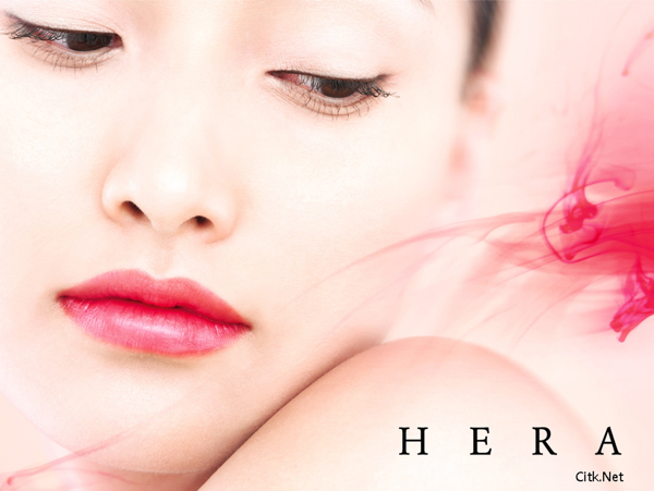 HERV化妆品广告模特图片