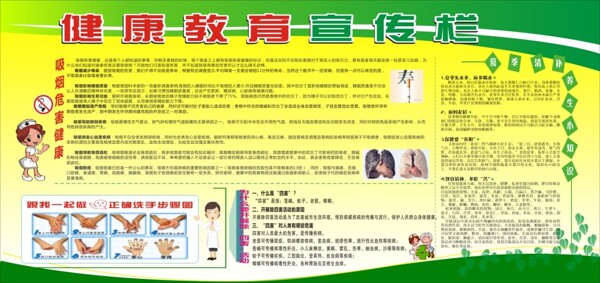健康教育展板