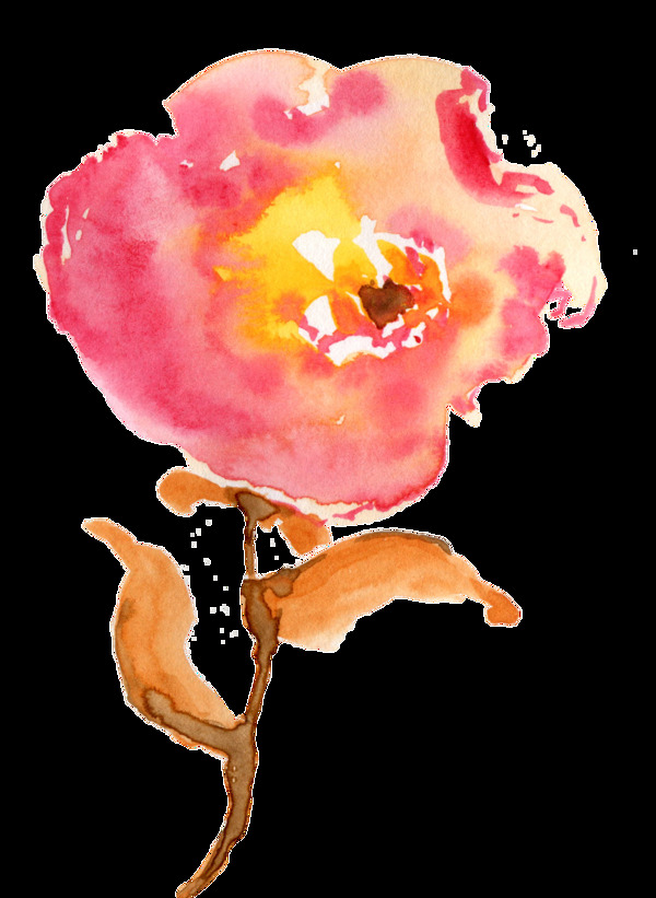 水粉花蕊透明裝飾素材