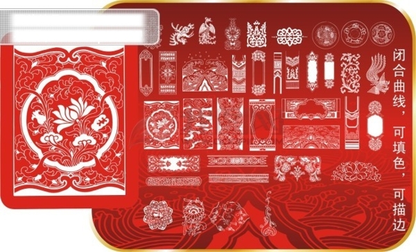 極品古典邊框圖案矢量精美