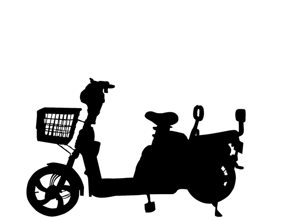 電動(dòng)車電動(dòng)車輪廓圖片